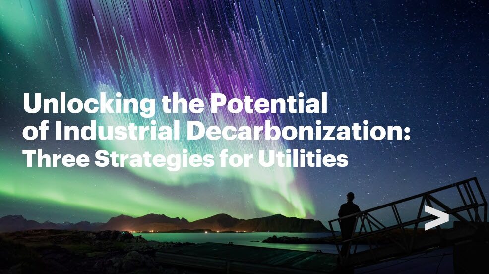 As heavy industries struggle to decarbonize at the required pace, utilities have a unique opportunity to step up and drive the transition to a low-carbon economy. #Accenture's Scott Tinkler shares three strategies for utilities. Read on: accntu.re/43KfQEu