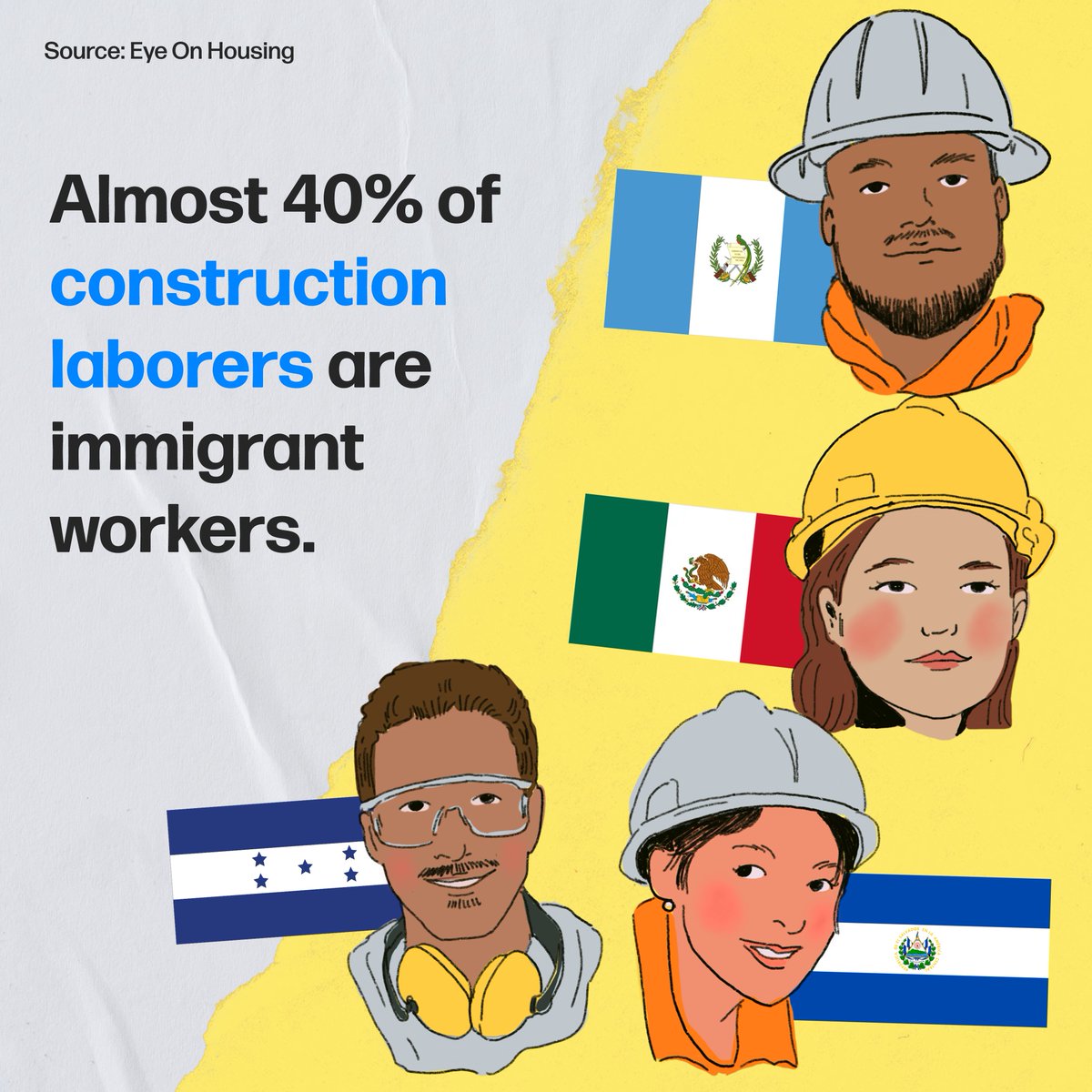 Did you know? Immigrant workers make up a staggering 40% of construction laborers in the US. The Key Bridge tragedy serves as a poignant reminder of their essential role in building our nation. Let's recognize & support immigrant workers, who are the backbone of our country