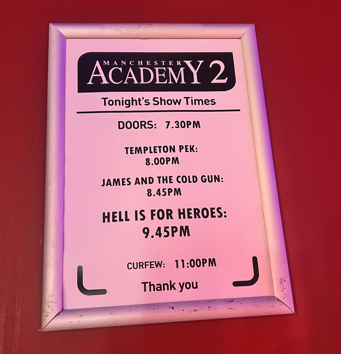 Tonight 📜 <a href="/MancAcademy/">Manchester Academy🐝</a>
