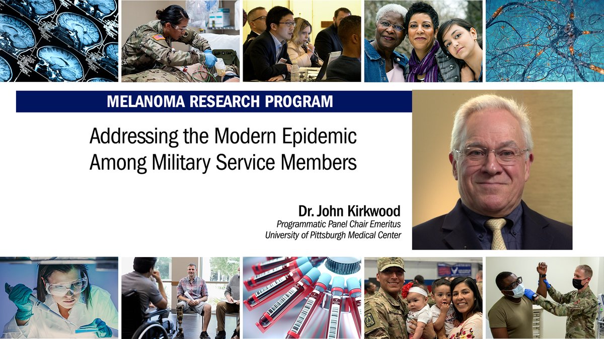 #Melanoma is projected to become the second leading cause of cancer fatality in the United States by 2040. Dr. John Kirkwood spotlights the efforts of CDMRP's Melanoma #Research Program to change that trajectory. #military #cancerresearch Full video: youtube.com/watch?v=hqeBoV…