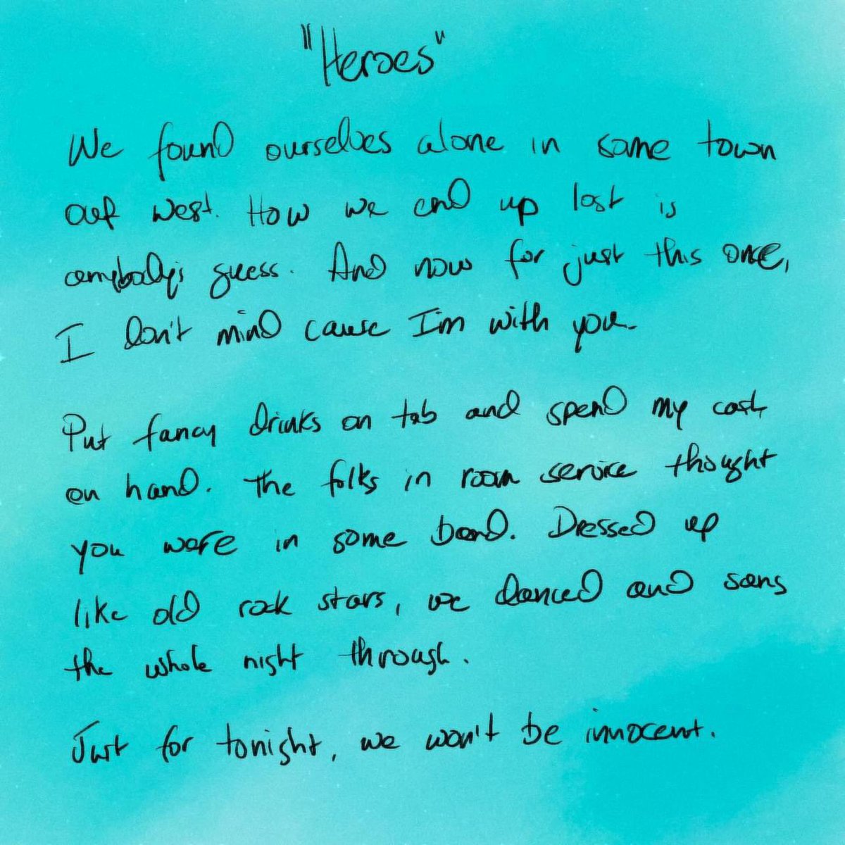 atomictom's tweet photo. The feeling of putting out a new song never gets old.  It’s the moment when you officially decide that the piece of music you’ve been working on for months can finally be heard by people other than yourself.  Listen to “Heroes” now: https://t.co/RyyaFT3j7e https://t.co/AHVGNZsjwe