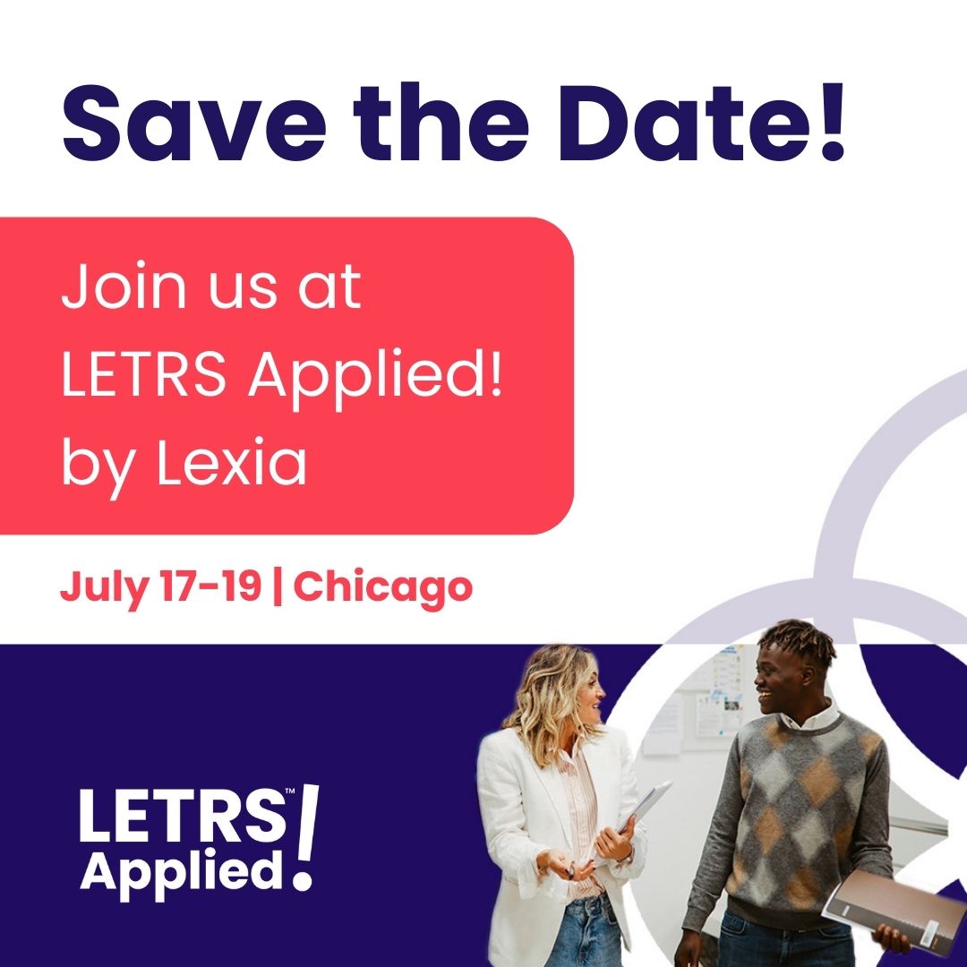 Elevate your teaching and join us at the FIRST-EVER LETRS Applied! by Lexia Conference! Experience advanced strategies, practical application, and deeper connections. Don't miss out! #LETRSapplied2024 Register here: spr.ly/6019wydav