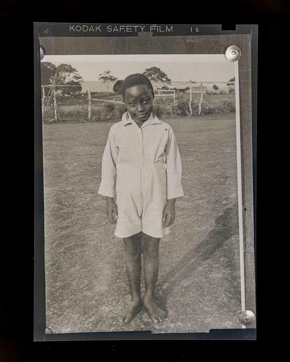 A young Sir Edward Mutesa II He was the 35th king of Buganda and first president of Uganda