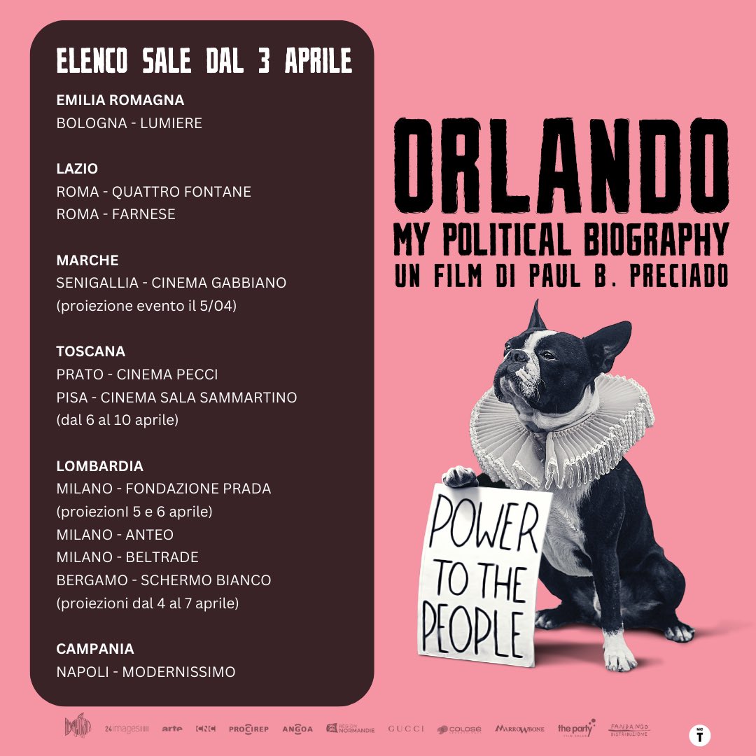 “Orlando - My political biography” di Paul B. Preciado, Teddy Award come Milglior Documentario e Premio Speciale della giuria 'Encounter' al Festival di Berlino 2023, è al cinema!