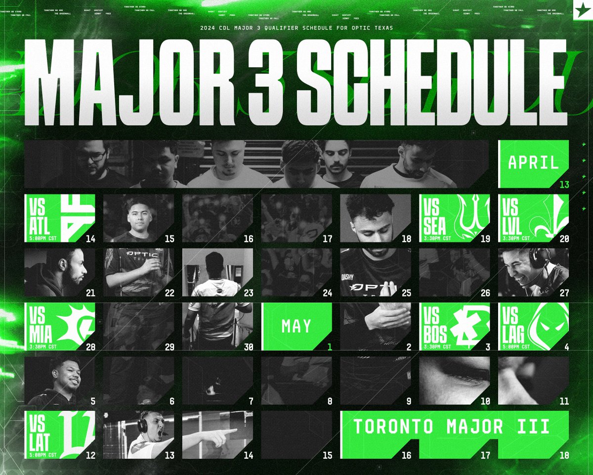 Major III Qualifier Schedule

#BrickByBrick