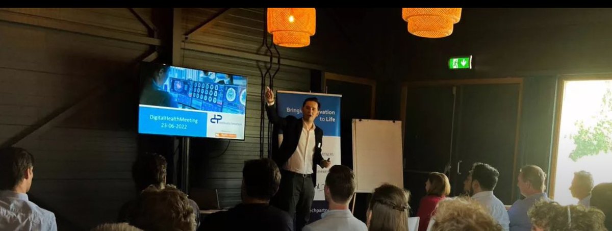 📣 Line-up DigitalHealthMeeting April 11th <a href="/Start_upVillage/">Startup Village</a> Amsterdam hosted by <a href="/_KplusV/">KplusV</a> 

Mindguard AI - prediction Alzheimer’s 
Mr illi - quality of life dementia
Delphyr - co-pilot for doctors
Alumnus Praxa Sense
+ network drinks.
  
✍ via: medtechpartners.nl/event/digitalh…