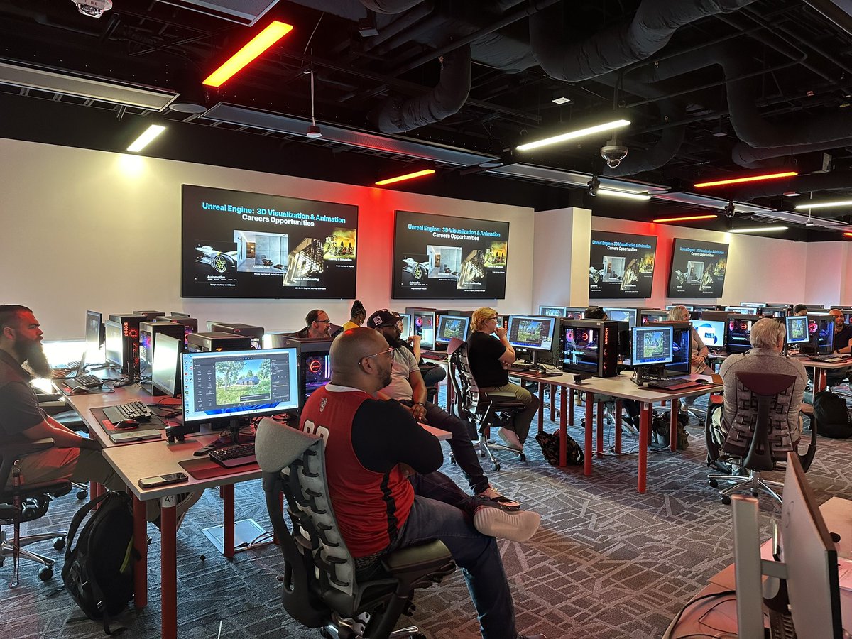 mr_isaacs's tweet image. Let’s gooooo! Working with a great group of dedicated North Carolina educators at @NCState learning about #interactive3d and #photogrammetry with @UnrealEngine and @Twinmotion

#Wolfpack #NCState #games4ed @cleverlike