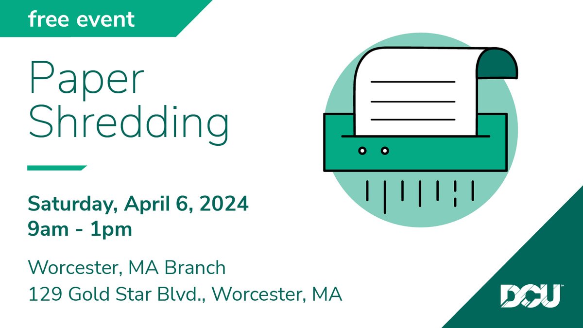 FREE Shredding Event in Worcester! We've partnered w/ E.L. Harvey &amp; Sons who will shred your papers on the spot–no signup necessary. A collection drive of high demand baby items is being held in conjunction w/ this event through Worcester Family Resource Center–<a href="/SevenHillsFound/">SevenHillsFoundation</a>.