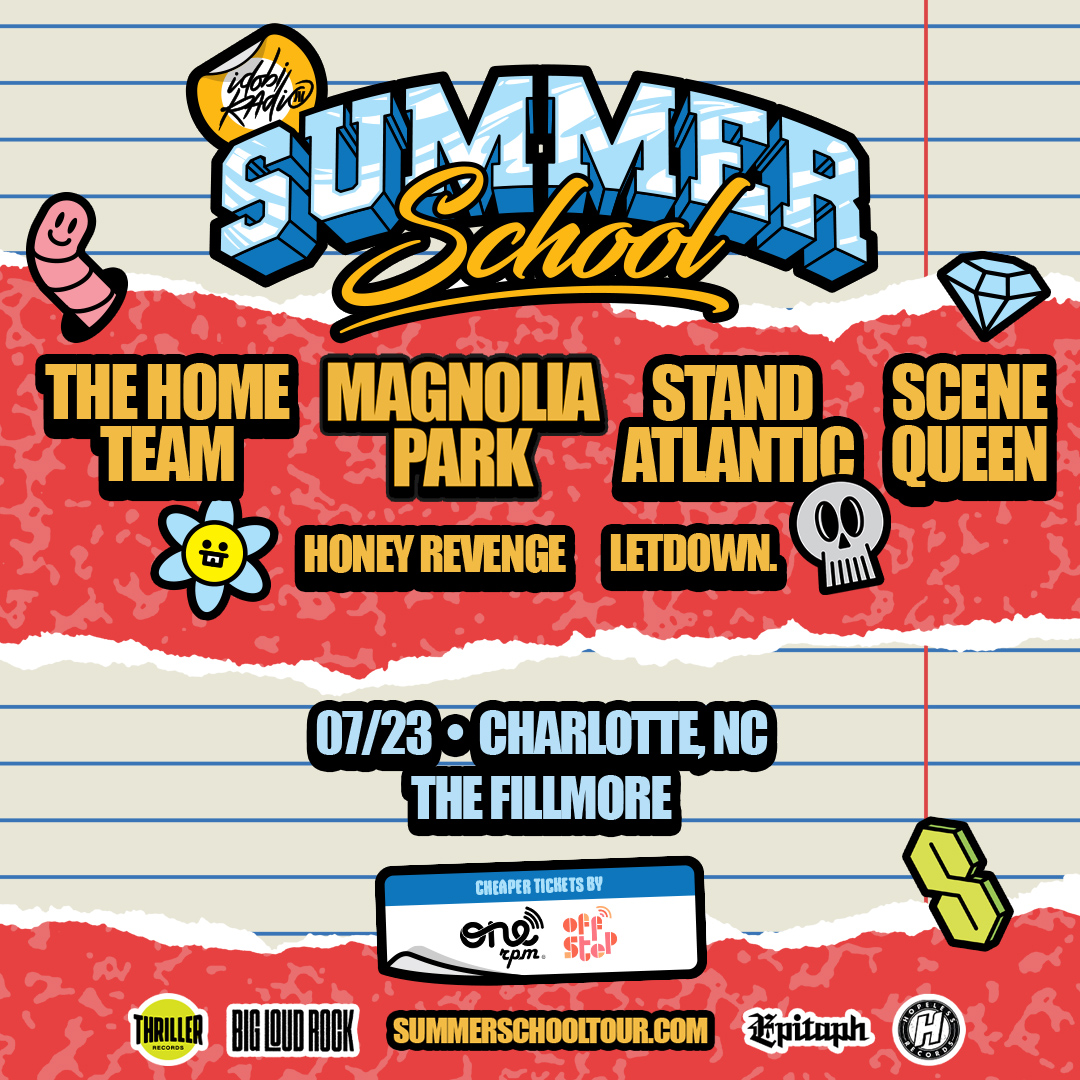 NOW ON SALE! idobi Summer School at The Fillmore on 7/23! With @TheHomeTeamNW, @Magnoliaparkfl, @standatlantic, @scenequeenrocks, @honeyrevengeca & Letdown. Get tickets 👉 livemu.sc/3IZwtT8