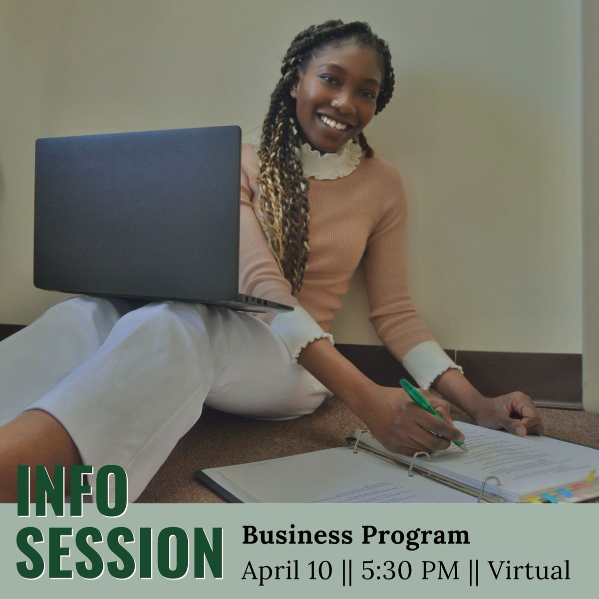 Join us for a virtual Business Info Session on Wednesday, April 10 at 5:30 PM! Find out how you can earn an associate degree or certificate in one of our Business programs and take the first step at RCC! Register today by visiting sunyrockland.edu/sessions