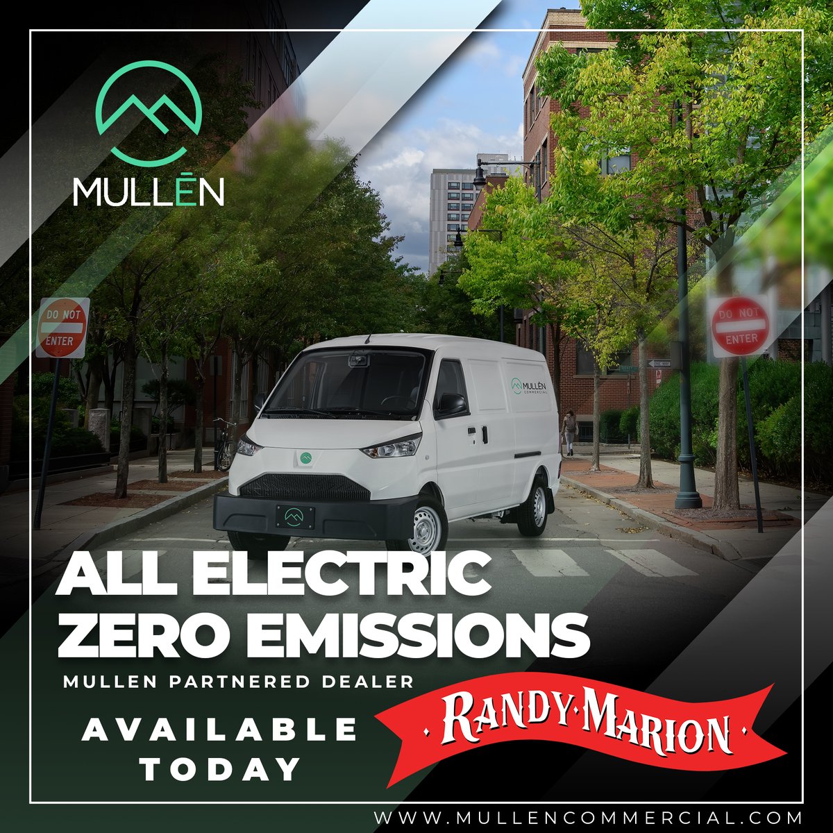 Built for your business, built for the future🚐⚡ The #AllElectric #MullenONE cargo van, now available at our dealer partner Randy Marion, delivers low total cost of ownership while reducing your carbon footprint. Check out the available inventory now: hubs.ly/Q02rVqxw0