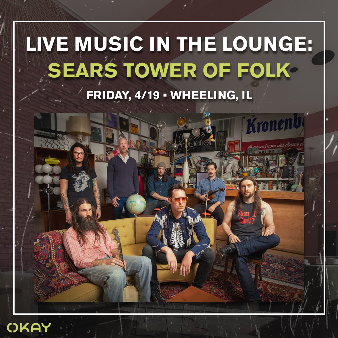 Kick off your 4/20 celebration in style at OKAY Wheeling with a live performance by the incredible Sears Tower of Folk on 4/19 from 8:30pm - 10:00pm! Swing by to grab your favorite products, enjoy them in our consumption lounge at OKAY dispensary! Will we see you there?