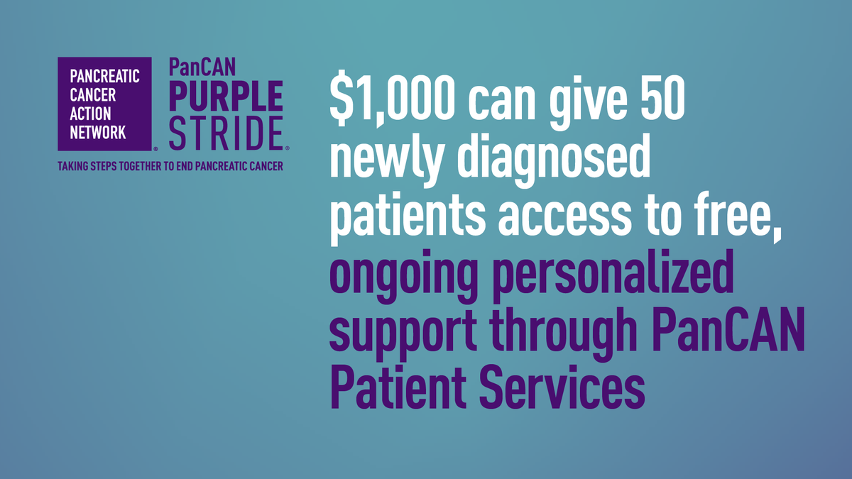 PanCAN's tweet photo. #PanCANPurpleStride is the #1 way we raise critical funds to support #pancreaticcancer patients. 💜 Every dollar makes a difference.

Join us on April 27th for the ultimate walk to end pancreatic cancer. Register and start fundraising today at https://t.co/IVX18rGMbu 👟 https://t.co/RfGZLqRJZ4