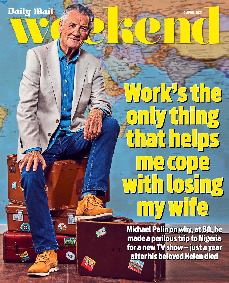 In tomorrow’s Weekend, #MontyPython’s Michael Palin reveals how he’s coping after the death of his wife: buff.ly/4aCxP2t