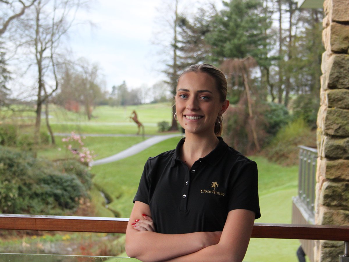 Welcome to the team Camryn! 👋 Camryn joined the Golf Team last week in the role of Golf Management Graduate supporting Kerry Watson with the management of the Golf Department. Camryn grew up in the Newcastle area and currently lives just up the road in Cramlington.