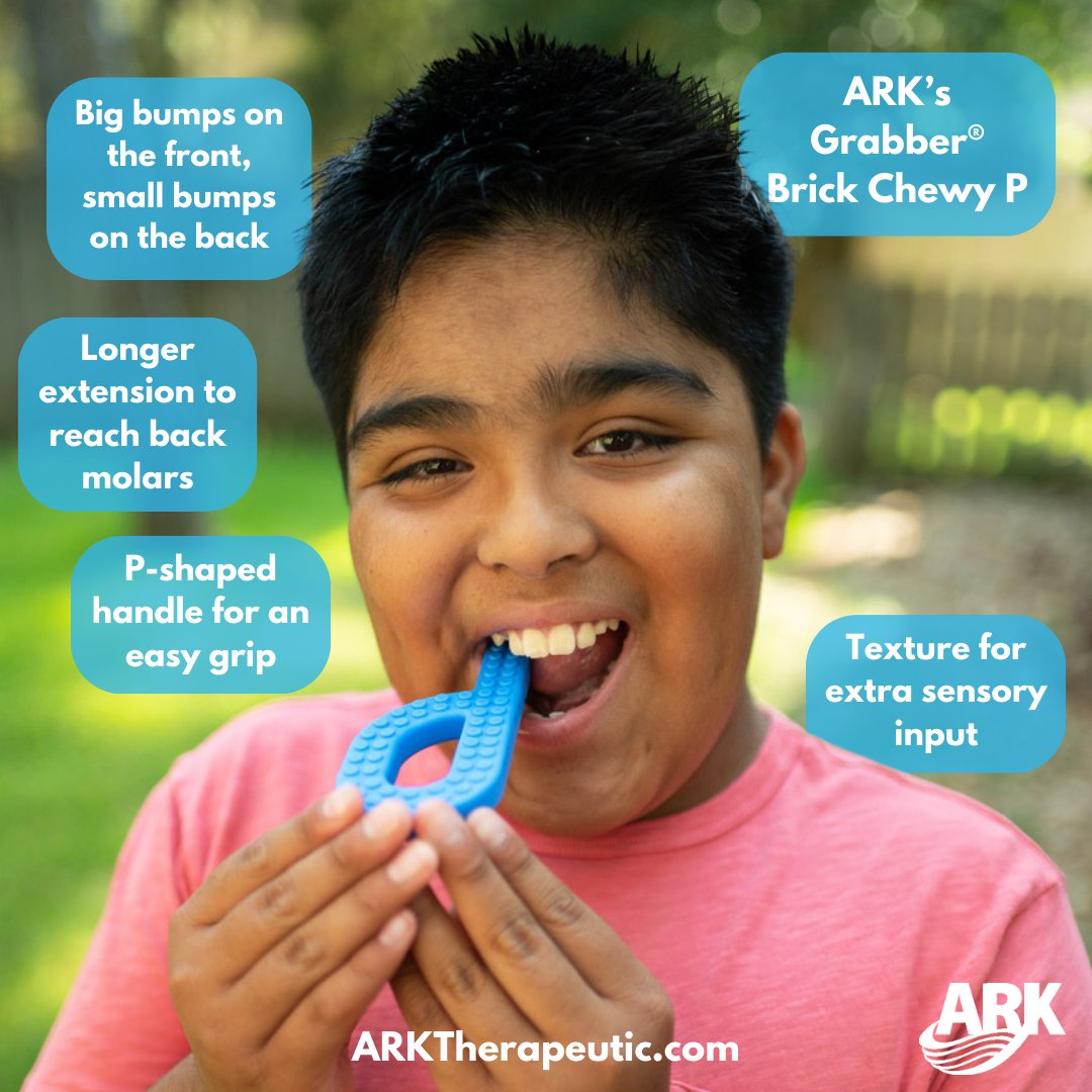 Our Grabber Brick Chewy P is like if the Grabber and Brick Stick collided in a sensory chewy explosion 🤯 (in the best way possible)⁠

⁠Check out the Grabber Brick here: bit.ly/3xg1kIj
⁠
⁠#sensory #madeintheusa #chewelry #fidget #autism #stimming #arktherapeutic⁠