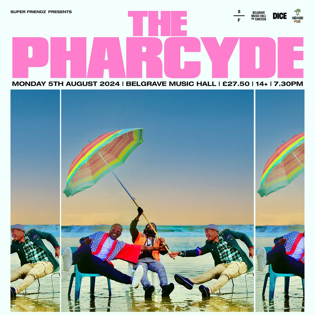 Just announced! Legendary hip hop group, @thepharcyde come to Belgrave, August 5th 🔥 Tickets on sale now! Hit the link to set a reminder 🔔 buff.ly/3JreDsx