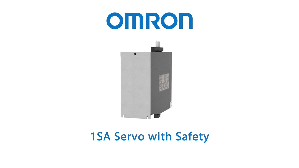 OmronAutomation's tweet photo. Improve Overall Equipment Effectiveness while ensuring your people are kept safe with #Omron's 1SA Series #ServoSystem! Its advanced motion #safety functions enable you to launch a complete risk-reduction strategy and reduce machine downtime. Learn more: https://t.co/C8gHtEe9Hk https://t.co/AmAiYtRTdw