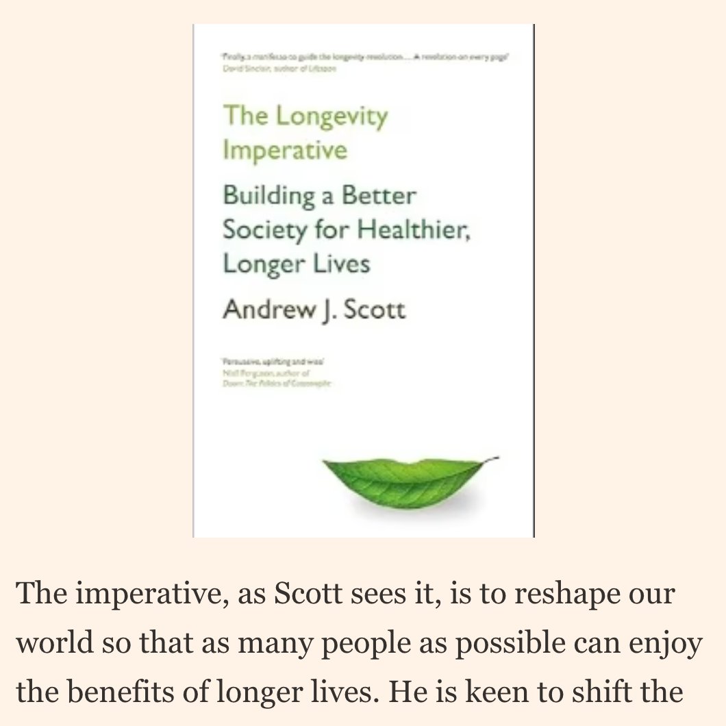 We need to redesign our society to maximize the advantages of increased longevity for all. #Longevity #FutureWellbeing #longevityimperative ft.com/content/954808…