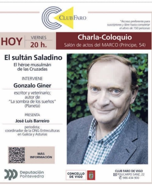 Interesante charla esta tarde en el Club @Faro. Os espero