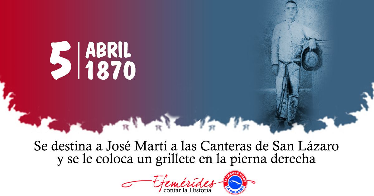 "Voy a una casa inmensa en que me han dicho/ Que es la vida expirar,/ La patria allí me lleva. Por la patria,/ Morir es gozar más".
✒️ José Martí 
#CubaViveEnSuHistoria 🇨🇺
<a href="/torres_iribar/">Luis Antonio Torres Iribar</a> <a href="/YanetHzP/">Yanet Hernández Pérez</a> <a href="/JesusOtamendiz/">Jesús Otamendiz Campos</a> <a href="/mora_aly/">Aly Martinez Mora</a> <a href="/MuseoFragua/">Museo Fragua Martiana</a> <a href="/GobiernoCuba/">Gobierno Cuba 🇨🇺</a>