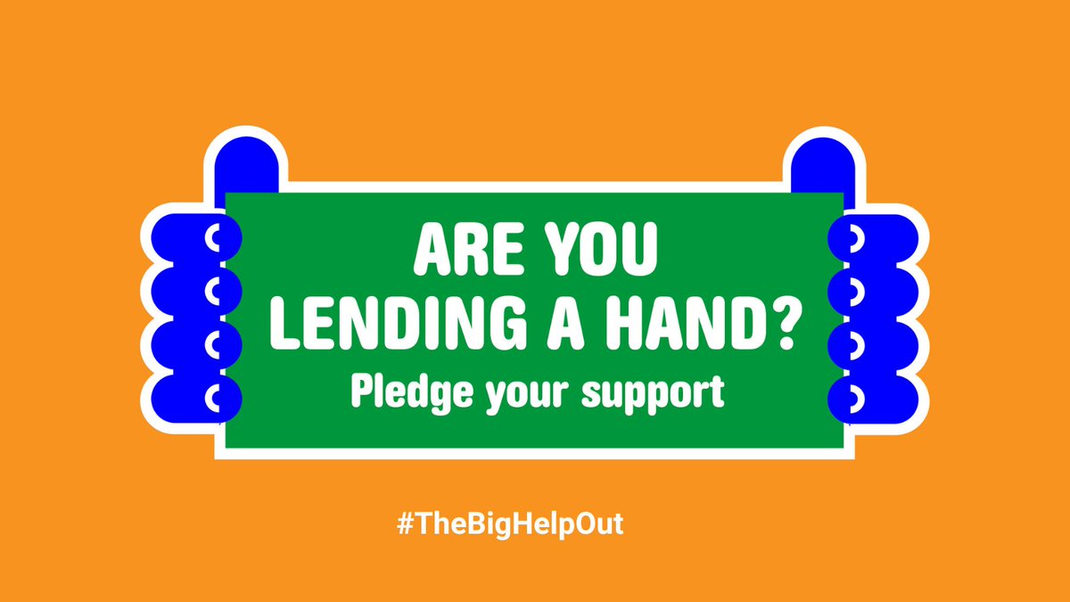 Are you or your friends going to be lending a hand for #TheBigHelpOut and pledge your support this year? Every volunteer makes an impact! If you'd like to learn more about volunteering, head over to @thebighelpout24 website thebighelpout.org.uk #BigHelpOut #LendAHand