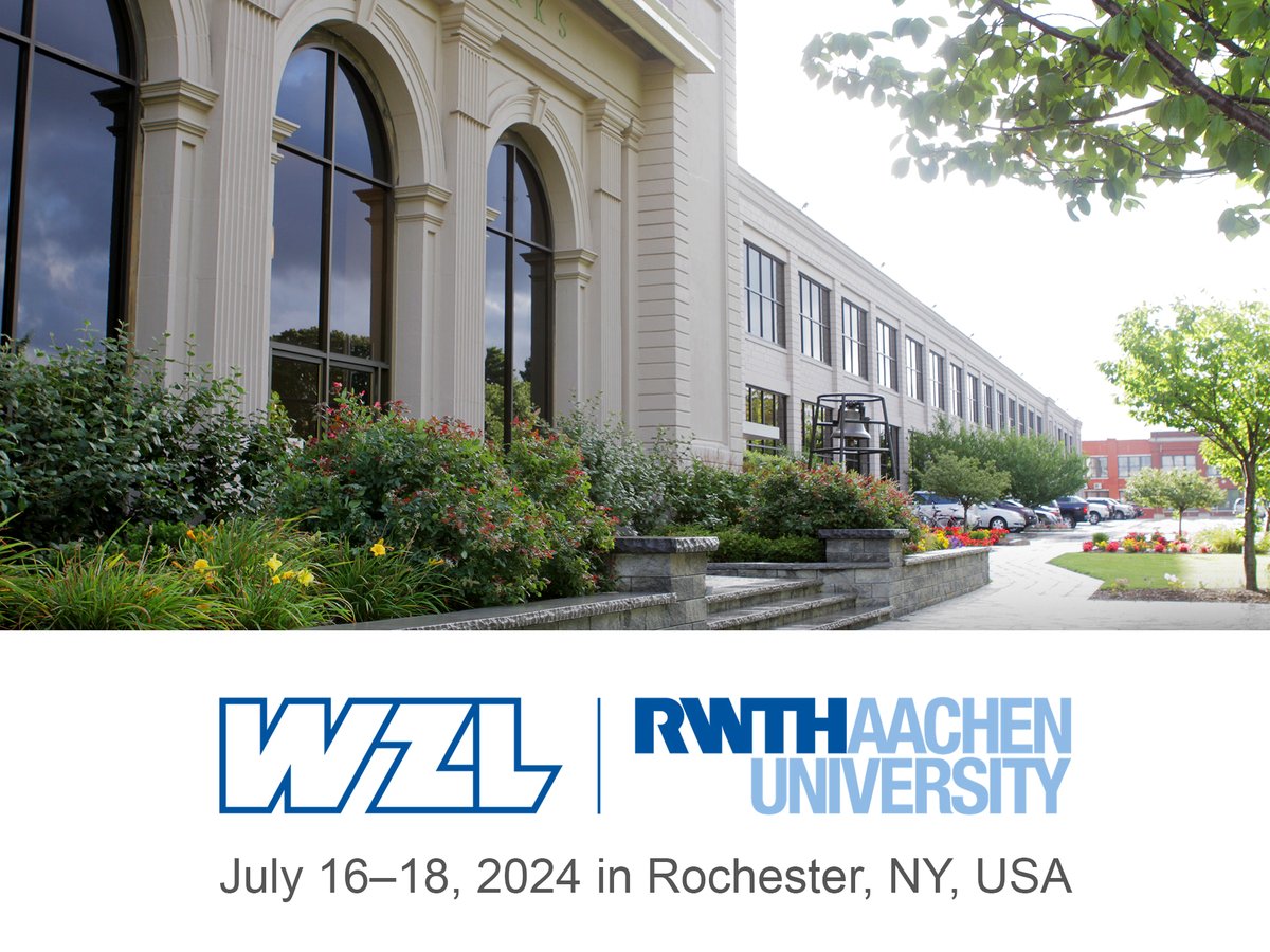 Gleasonposts's tweet photo. Gear up for the WZL Gear Conference July 16-18, 2024, at Gleason Corporation, Rochester, New York. Don't miss out and register now: https://t.co/6RUxCddPBV
 
#wzlgearconference #wzl #gleason #geartechnology #innovation #engineering #rochesterny #gearup https://t.co/8FlOrPSfhV
