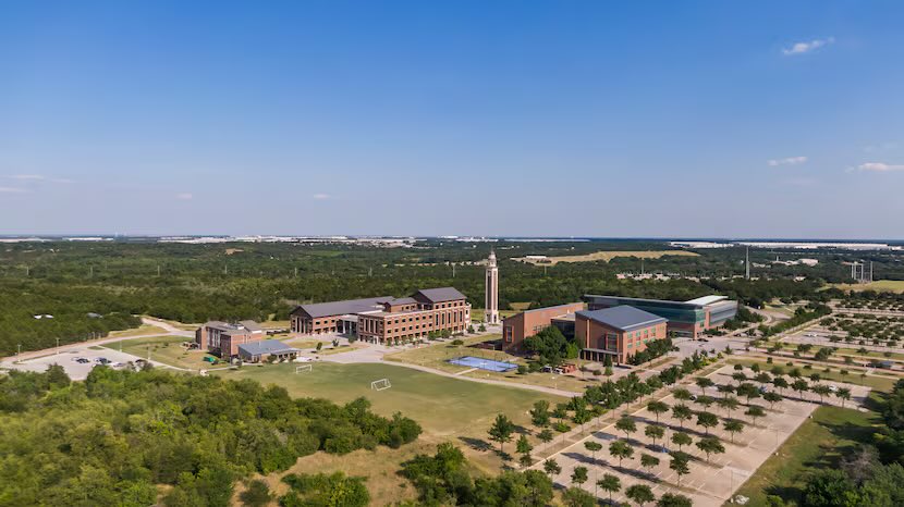 Continuing our facility series, today we head South to Denton, Texas at the University of North Texas! 2024 will be our 2nd consecutive year at this beautiful campus! The campus is surrounded by nature and beautiful architecture. They also hold three massive grass fields for our