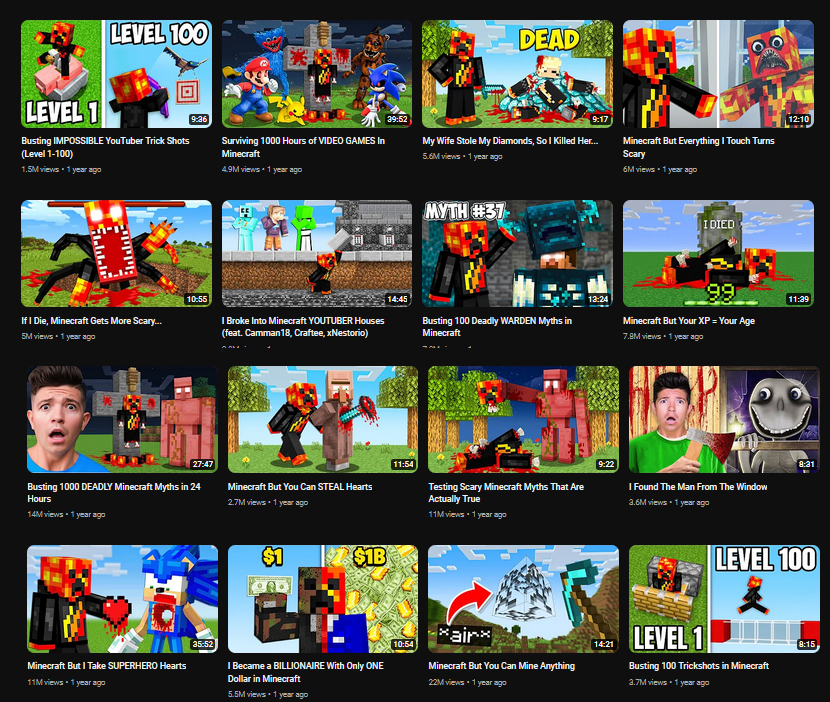 FightBizness's tweet photo. @Daggzyt These big channels are protected. Aphmau, Shiloh, Lankybox, PrestonPlayz and many others would have been decimated by bots by now, everyone uses "mascot horror", its normal as it get views. Preston even ads gore and inappropriate shit smh. Sue YT or keep wasting time on twitter. https://t.co/Rxdasi1Boo