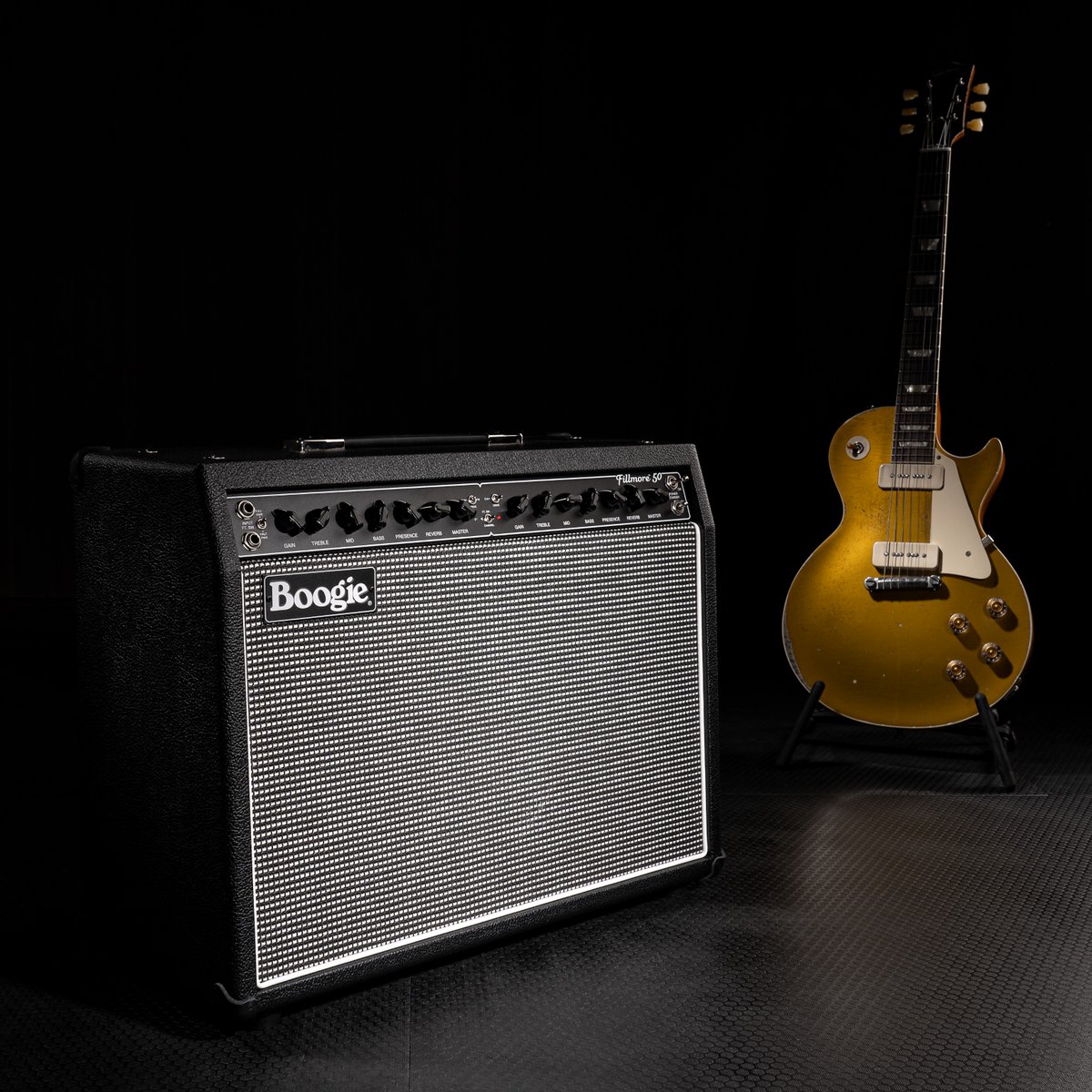 MesaBoogie's tweet image. It&apos;s Fillmore Friday and here we have a Fillmore 50 with a 1954 Les Paul Goldtop Reissue - P90&apos;s through a hot rodded tweed circuit is a match made in heaven!

Find yours here: ow.ly/nH4X50R8Ock

#MesaEngineering #MesaBoogie #FillmoreSeries
