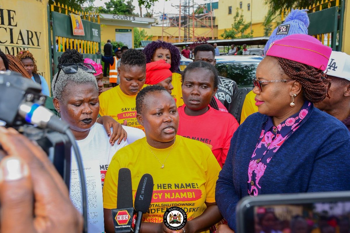 Hon.Gathoni Wamuchomba, HSC, MP (@hon_wamuchomba) on Twitter photo It was tensing to listen to Justice Ngugi today in Kiambu Court as he excruciatively delivered judgement. The three accused persons were found Guilty of murder. 
After 6 yrs , justice is finally served for Njambi and her family. It was tensing to listen to Justice Ngugi today in Kiambu Court as he excruciatively delivered judgement. The three accused persons were found Guilty of murder. 
After 6 yrs , justice is finally served for Njambi and her family.