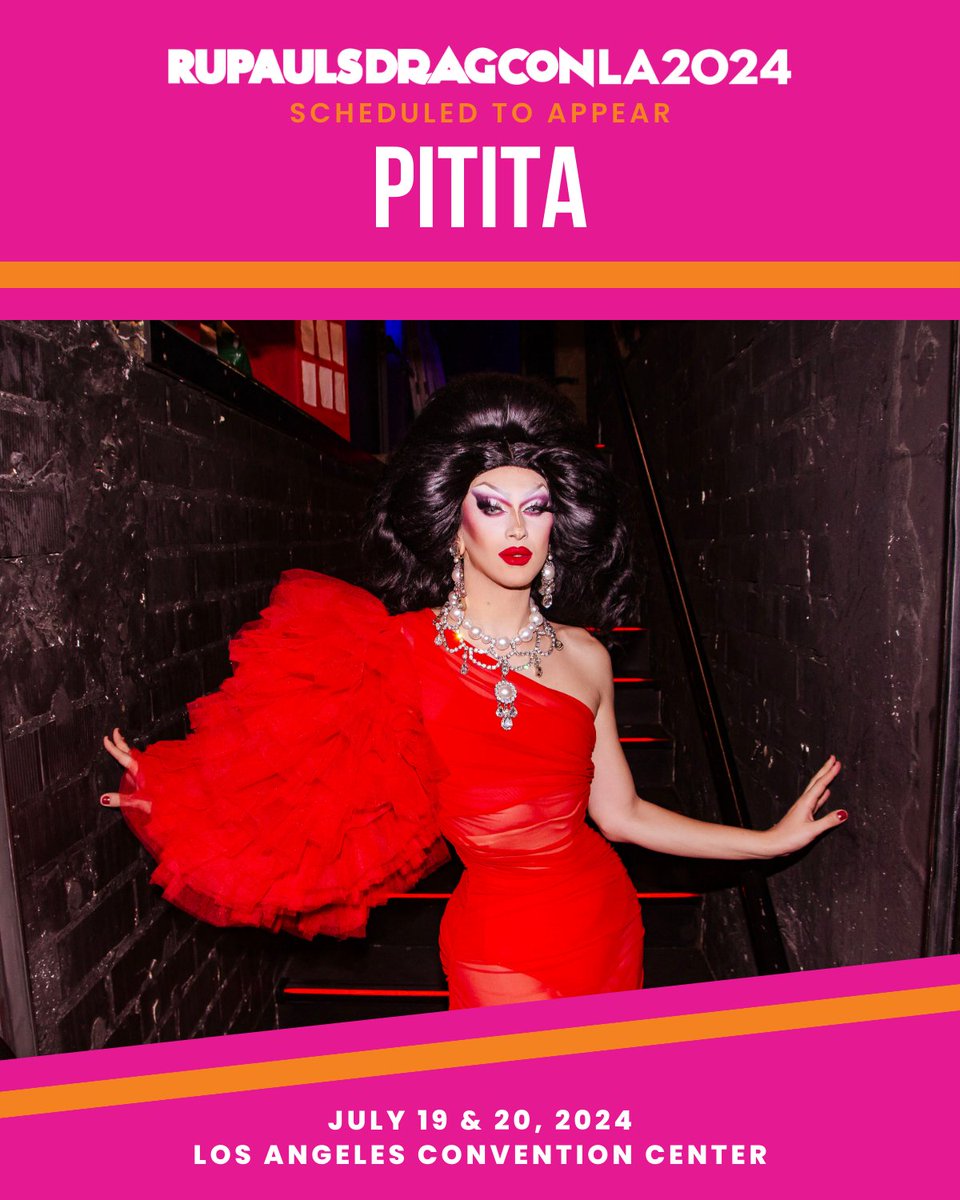 Parece que ya no estamos en Kansas, ¿sabes? 🇪🇸👑 #DragRaceEs S3 champion @pititaqueen is coming to @rupaulsdragcon - the largest gathering of #DragRace queens in the WORLD! 🌴 🎟️ #DragCon LA tickets on sale at rupaulsdragcon.com 🗓️ July 19 & 20 📍 L.A. Convention Center