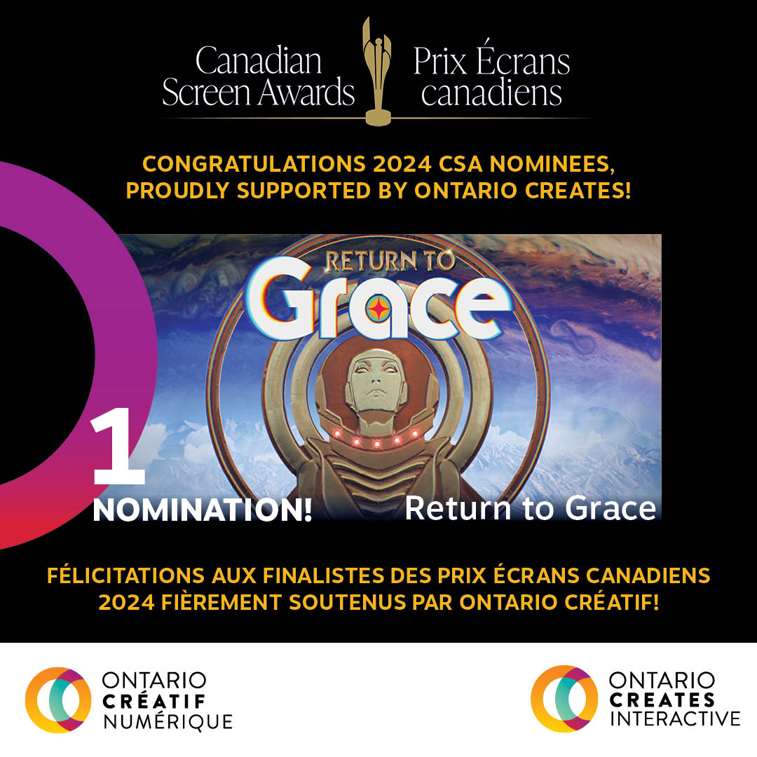 Congrats to RETURN TO GRACE on their #CdnScreenAwards nomination!