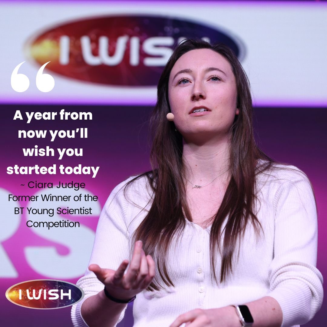 Your Friday words of wisdom this week come from the one and only @ciarajudge_ 🤩 We absolutely loved having Ciara back with us for I Wish 2024 #IWish2024 #NoGirlGetsLeftBehind