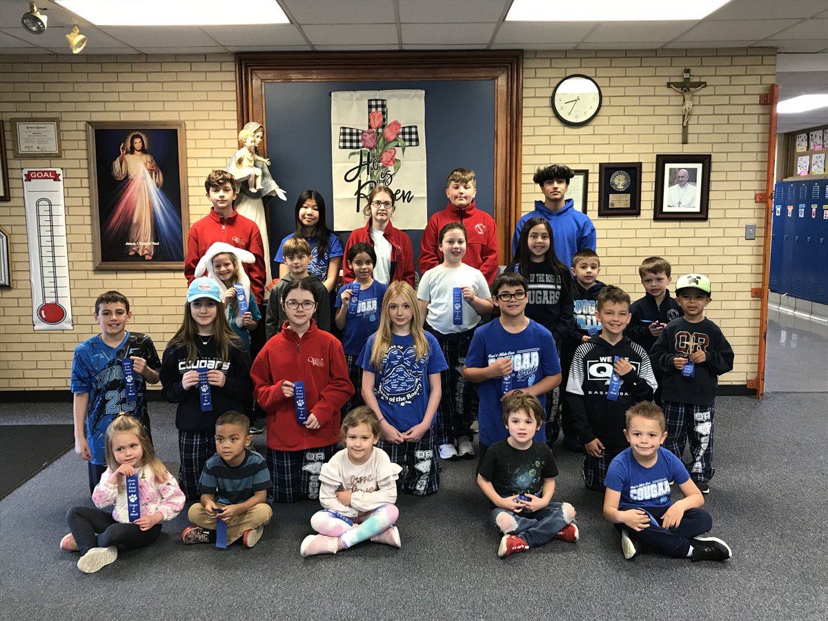 qrcougars's tweet photo. Cougar Spirit Day! Congratulations to this month’s cougars. #QRPride https://t.co/rtUSoU4tp9