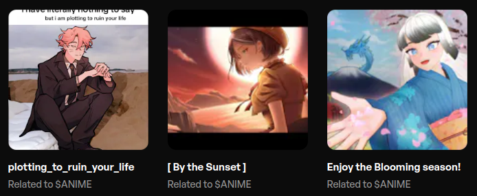 Love seeing $ANIME in my @daylight feed!