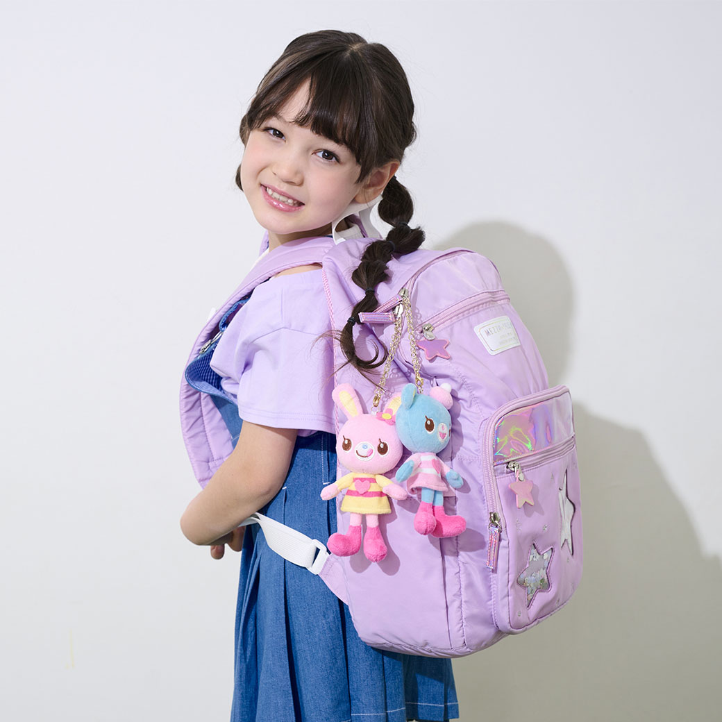 メゾピアノ　ぬいぐるみポーチ（リュック）　みみちゃん メゾピアノ ぬいぐるみポーチ（リュック） みみちゃん メゾピアノ