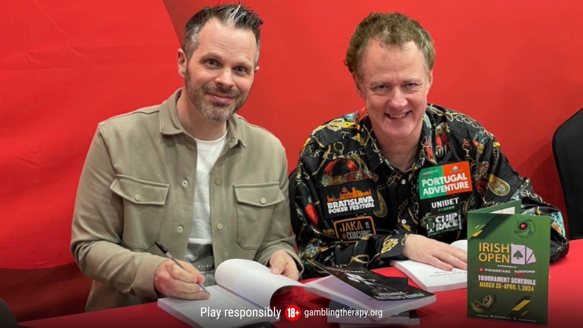 It's a book that has helped players not only win seats to PokerStars events but go deep in them as well. @Barry_Carter writes about meeting qualifiers at the Irish Open (all received a copy in their player bag). 🌍 psta.rs/3VJCx9J 🇬🇧 psta.rs/4amYujp