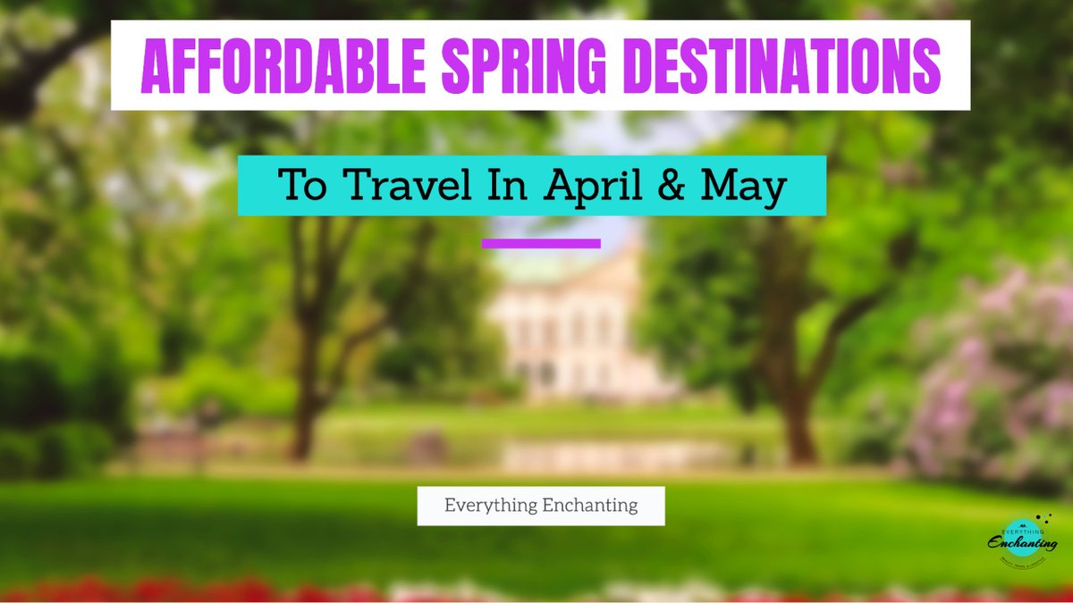 #newpost ✍🏻 Feeling bored? Travel to these Affordable Spring Destinations😍 #everythingenchanting

everythingenchanting.com/best-affordabl…
.
.
.
#springtravel #springdestinations #springtrip #springeurope #springuk #travelguide2024