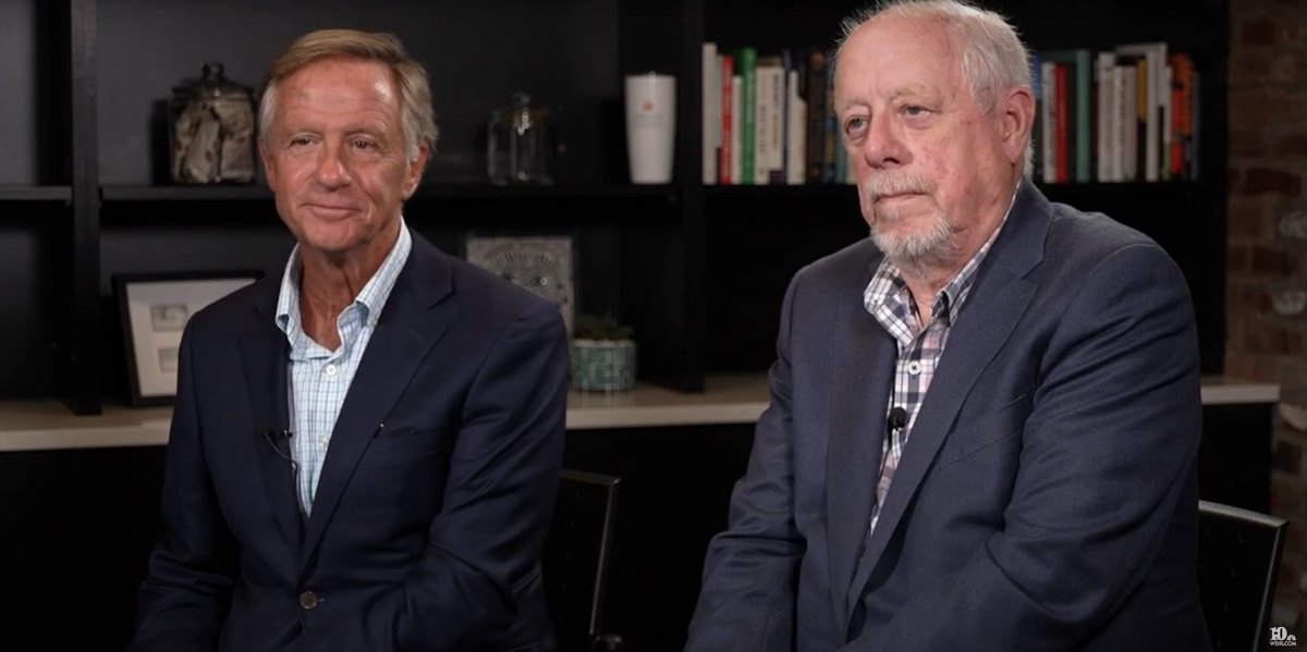 In an interview with @wbir's @robinWBIR last fall, Govs. @PhilBredesen and @BillHaslam discussed their goals for #YouMightBeRight, including the podcast being a model for more thoughtful and civil debate in our current political climate. They also shared what they've learned from…