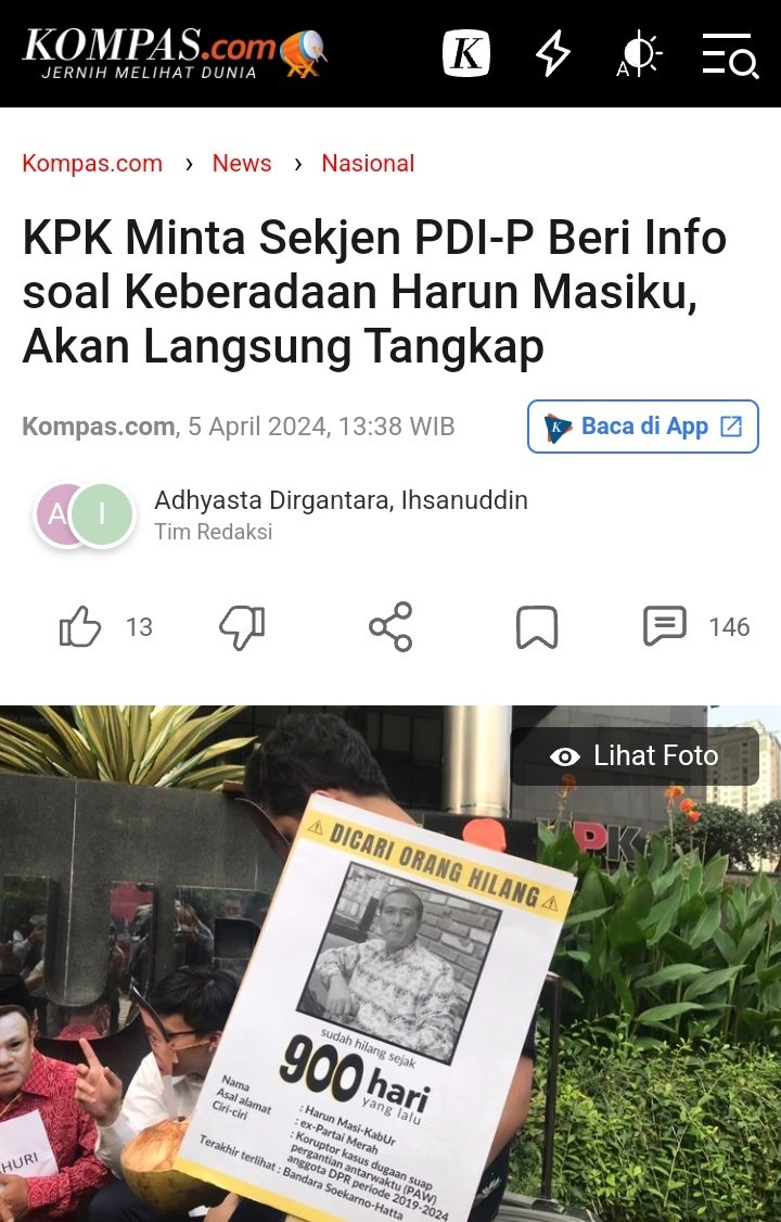 PartaiSocmed's tweet photo. Pertanyaannya kenapa @KPK_RI selalu fokus ke Harun Masiku yg entah masih hidup atau sudah mati? Bukankah harusnya tanpa HM Hasto sudah bisa diproses karena sudah ada pengakuan dari pelaku bahwa uang suapnya berasal dari Hasto? https://t.co/88XzhkymNJ