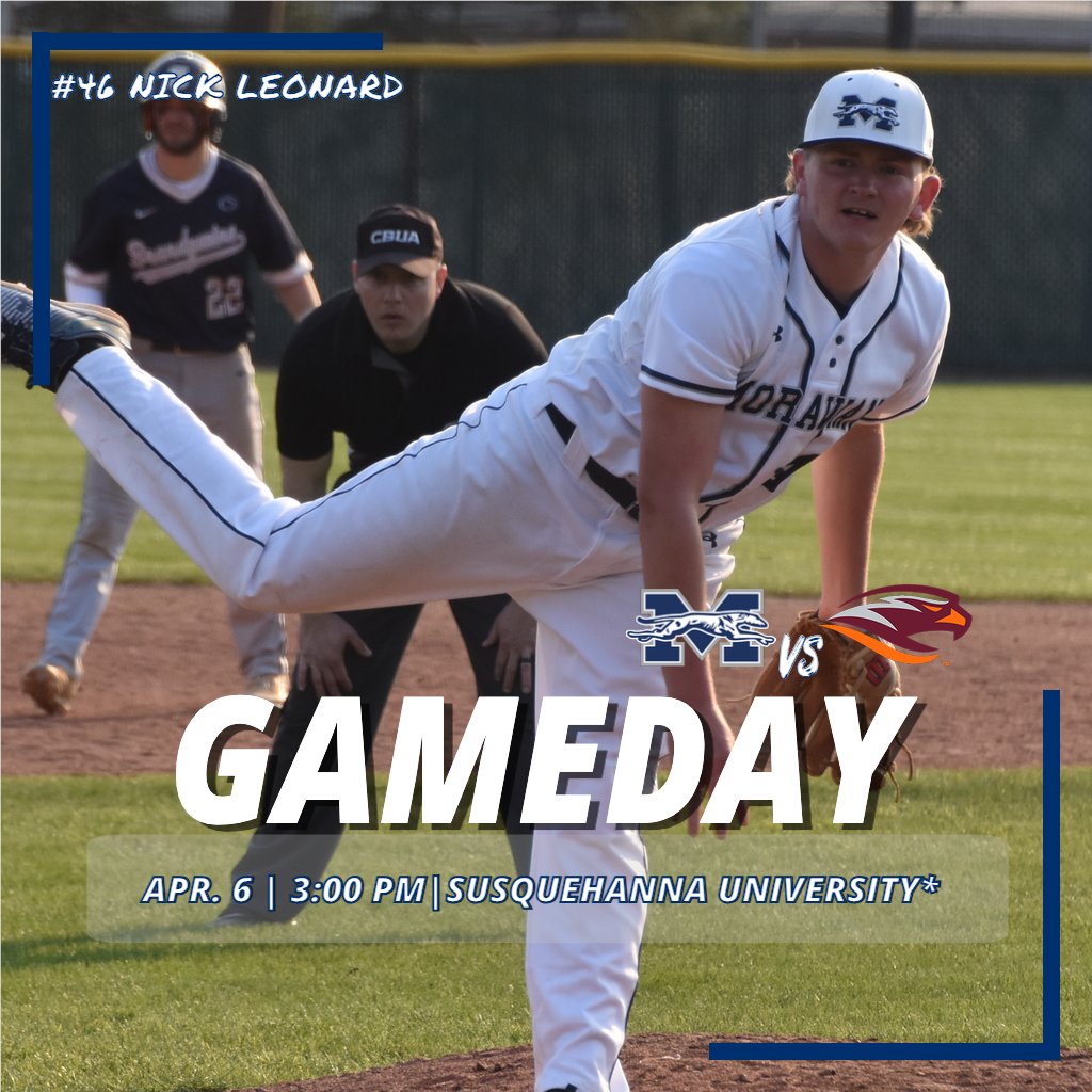 GAME DAY!!!! @baseballhounds  travel to face Susquehanna University for the first game of the Landmark Conference series. The first pitch is scheduled for 3:00 p.m. #HoundEm