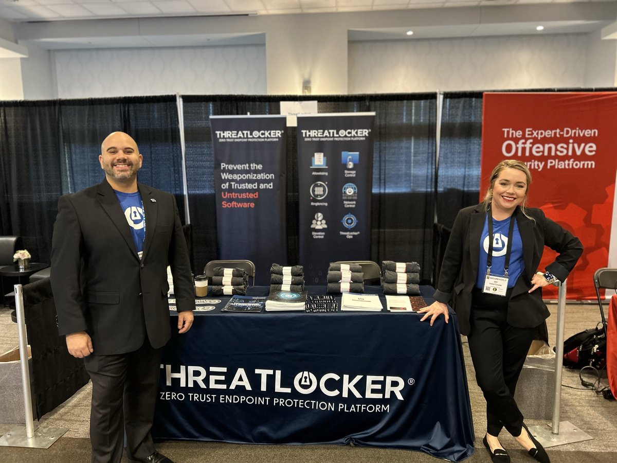 Our Cyber Heroes are thrilled to have the chance to share the power of ThreatLocker in various cities, and this week was no different! They had the pleasure of attending the amazing 17th Annual IT Sales and Marketing Bootcamp in Nashville and the Nashville Cybersecurity Summit