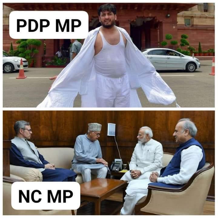 Pictures of August 2019 when #Article370 was revoked unconstitutionally.
Reality of @jkpdp and @JKNC_