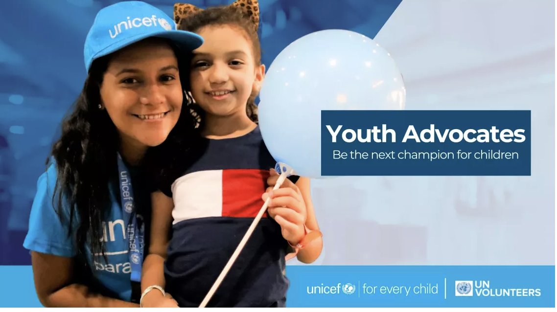 oppsforafricans's tweet photo. Calling young professionals aged 18-35 passionate about children's rights. @UNICEF has launched the Youth Advocates programme, a new initiative to recruit young talent in partnership with @UNVolunteers  (Gain 12 month UN Volunteer Experience) https://t.co/c9vLDhXRZp https://t.co/J6BLwPpMwR