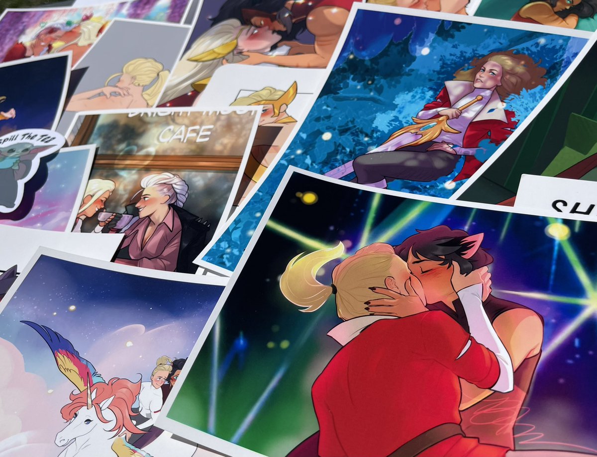 Shop is open to everyone! Stop buying and check out some of my Shera prints 🥳
