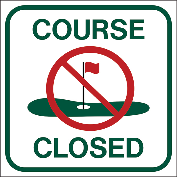 Course will remain closed through Saturday, April 6th.  A determination of opening Sunday, April 7th will be decided tomorrow.  #Rain #Snow #Cold #PCC #VisitMountaineerCountry #prestoncountywv