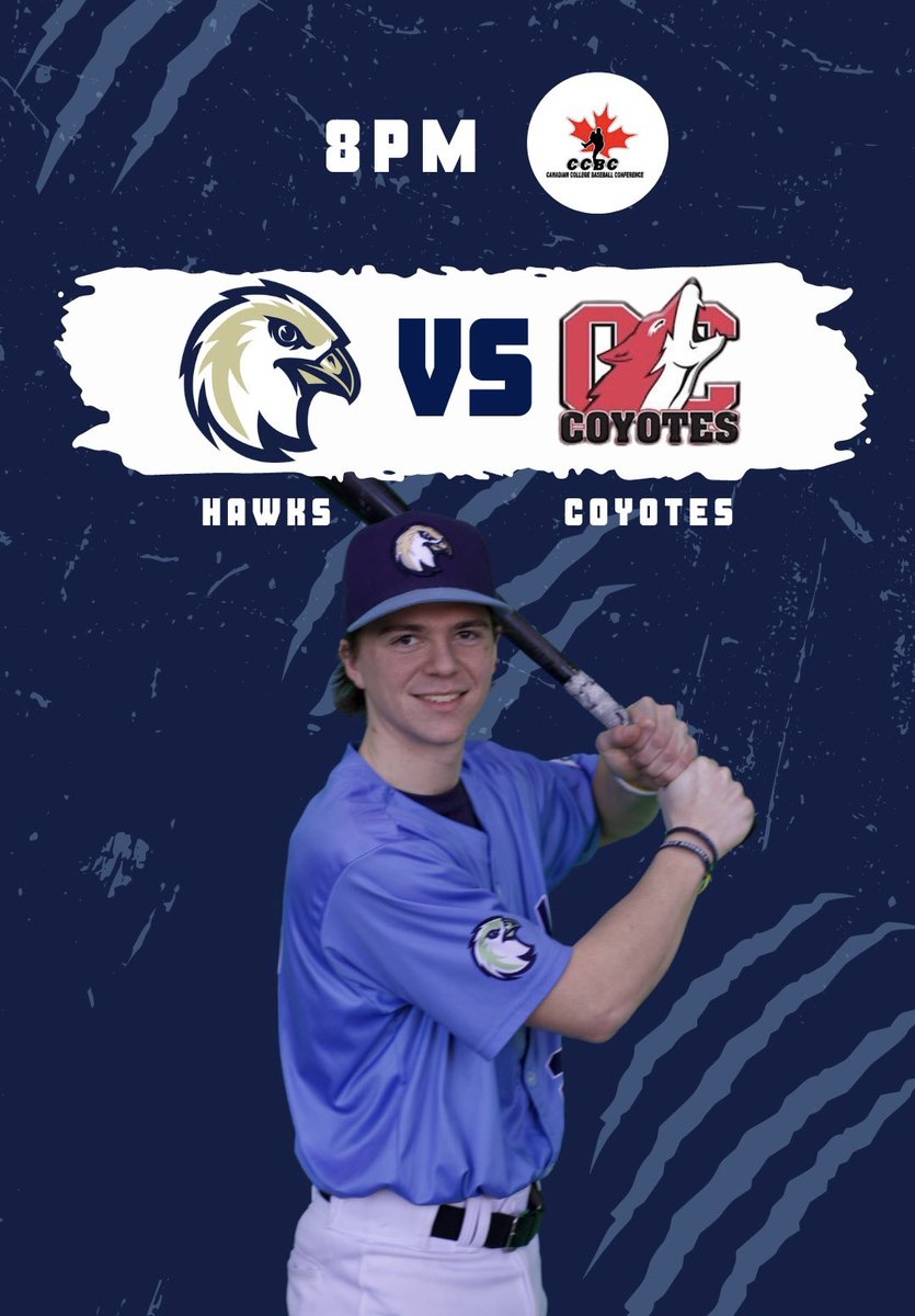 It’s game day in Kelowna! The Hawks are en route to take on @YotesBaseball tonight at 8pm PST.