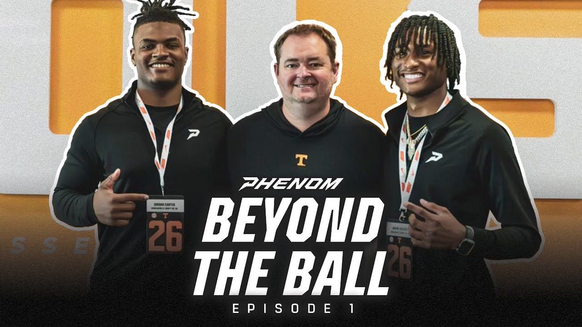 🍿 PREMIERE 🍿 Tonight at 7:30pm EST 'Beyond The Ball Episode 1: University of Tennessee Visit' premieres on YouTube. Don't miss out! buff.ly/3VO0kWa #PhenomNIL #PhenomElite #BeyondTheBall