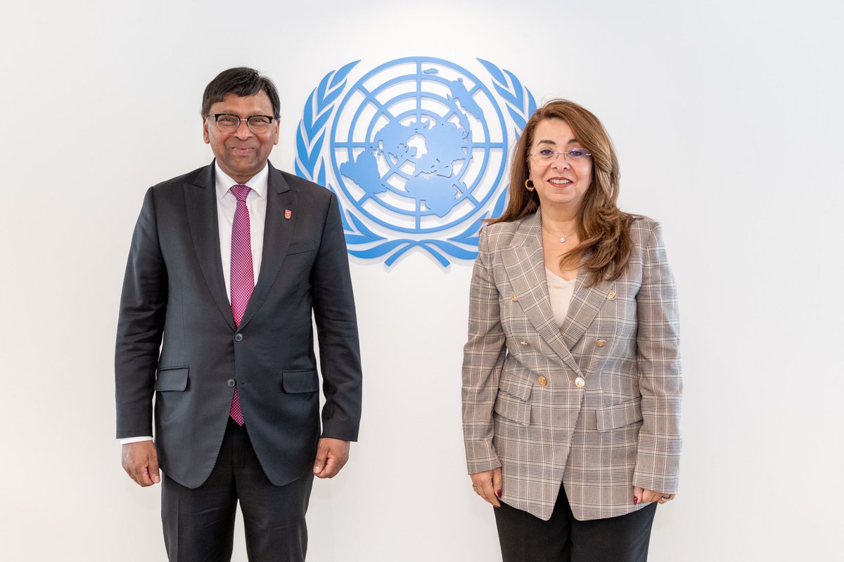 Pleased to meet FATF President T. Raja Kumar. The Task Force is crucial in setting standards on anti-money laundering & countering terrorism financing. @UNODC is ideally placed to support these efforts with technical assistance & capacity building on financial investigations.